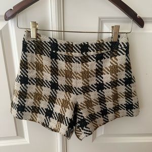 Alice and Olivia houndstooth shorts size 2